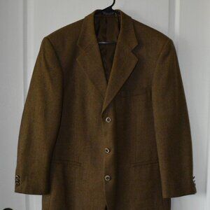 Vintage Bert Pulitzer Men's 42R Three Button Sport Coat Jacket 100% Lambswool